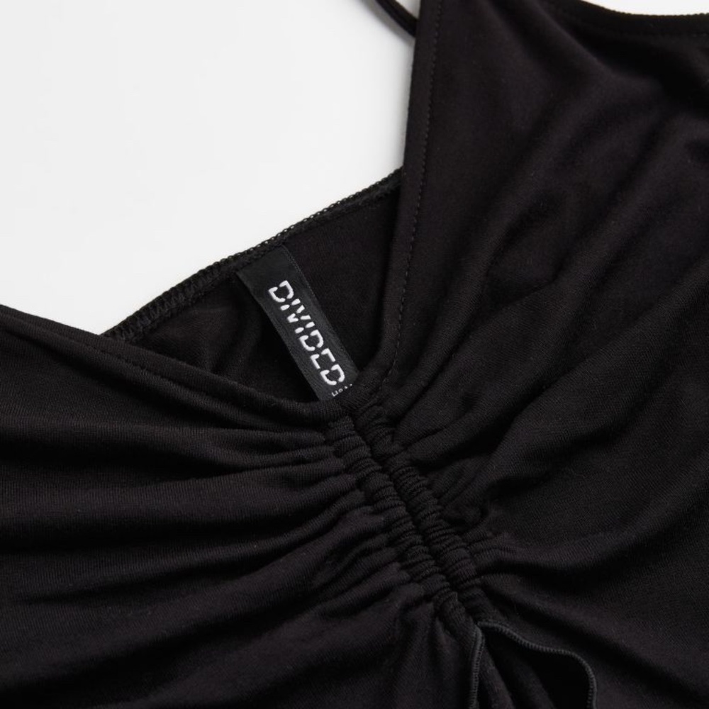 Drawstring Ruffle Tank Top - Picture 2 of 5